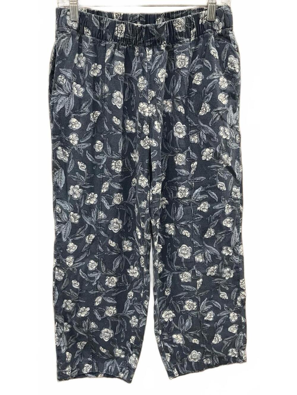 DIP Womens Elastic Waist Floral Pants Size XS